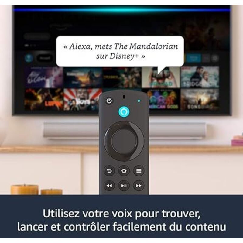 Télécommande Vocale Alexa Nouvelle Génération Pour Fire TV - Les Bons