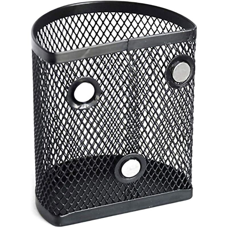 YUENX - 2 Boîtes Magnétiques Super Puissantes Pour Ranger Stylos & Crayons Sur Frigo, Tableau Blanc, Casier - Blanc