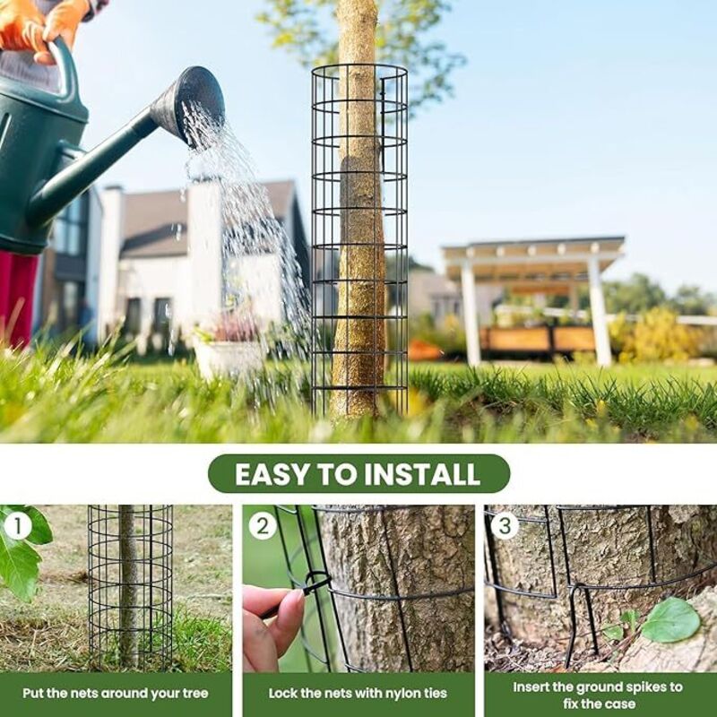 Protection Hivernage Pour Arbres - Bande De Lin 500 X 12 Cm, Réutilisable - Protège Du Gel, Vent Et Soleil