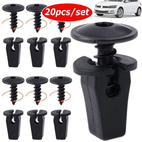 10pcs Voiture Pare-chocs Fixation Clips De Finition Pour Renault Clio Megane Espace P 930387