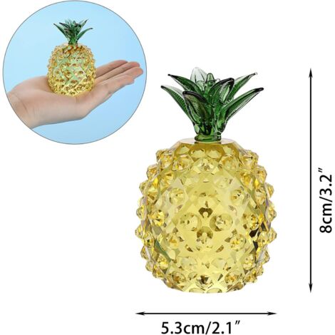 3 Pcs Statue D'ananas Bureau Ornement Décorations Pour La Maison