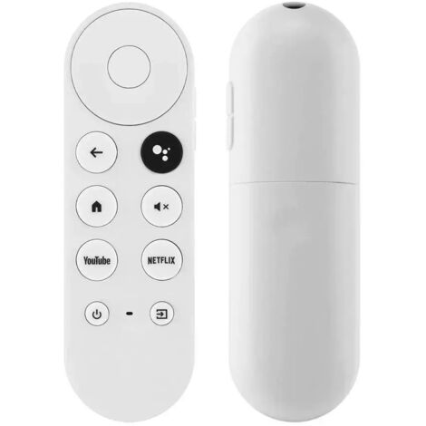 Lntyq Telecommande Bluetooth Vocale pour Chromecast Google TV, Télécommande Universelle Compatibles avec Google TV, Remplacement Telecommande G9N9N (1/5)
