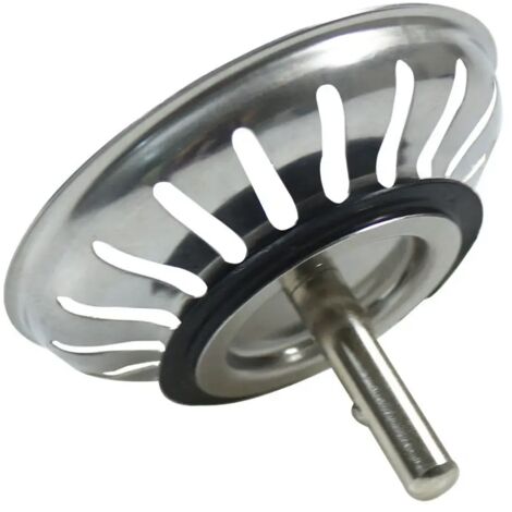 Lntyq Bouchon Evier Cuisine 79.3mm Filtre évier Cuisine Acier Inoxydable Panier d'évier Crépine Cuisine Meilleur pour Vidange et Antiblocage
