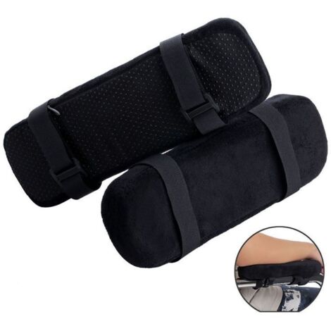 Lntyq Coussin de Coude, 2 pièces Mousse à Mémoire Protège-Accoudoirs Coude Support Coussinets de Bras Chaise Accoudoirs Souple Oreiller pour Les Coudes et Les Avant-Bras Soulagement (1/5)