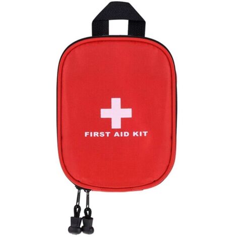Lntyq Trousse de Premiers Secours en Nylon, Sac de Premiers Soins Compact et léger pour Voiture, Plein air, Bateau, Camping, randonnée (Sac Seulement) (1/5)