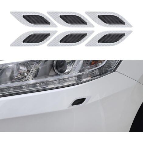 Lntyq 6X Protection Anti-Collision - Bandes en ABS pour Voitures - Protection réfléchissante pour Portes et Pare-Chocs de Voiture Noir-Gris (1/5)