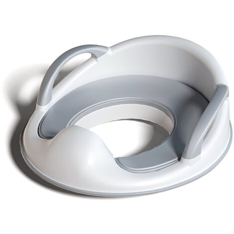 Lntyq Réducteur Toilette Enfant,Rehausseur WC Enfant,Adaptateur WC Enfant avec Coussin Poignée Dossier,Réducteur de Toilette pour Enfant/Bébé de 1 à 5 ans