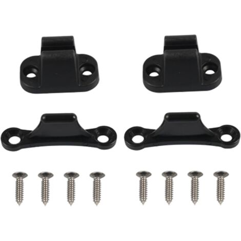 Lntyq 2PCS Kit De Support De Porte RV Caravane Forme De T Porte Bouchon De Retenue Serrure Nylon Camping-Car Porte Porte Titulaire Casier pour Camping-Car (1/5)