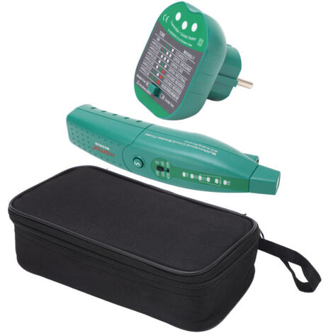 Lntyq MS5902 Détecteur de fusible de disjoncteur automatique,Detecteur de Disjoncteur,testeur de prise,prise UE 110-250 V (1/5)