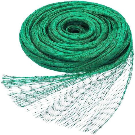 Lntyq Filet de jardin pour oiseaux pour jardinage extérieur Clôture en maille pour vignoble, fruits, légumes, fleurs, plantes, clôture d'étang réutilisable 4 x 6 m (1/5)