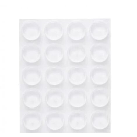 Lntyq 40x butée de porte adhésive transparentes, 22 x 5 mm, tampon porte, butoir de porte transparent, amortisseur de porte murale