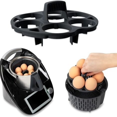 Lntyq Support à œufs pour Thermomix TM5, TM6, TM31 - Accessoire de cuisson des œufs pour panier de cuisson Thermomix Passe au lave-vaisselle - Support à œufs de qualité supérieure en matériau résistan