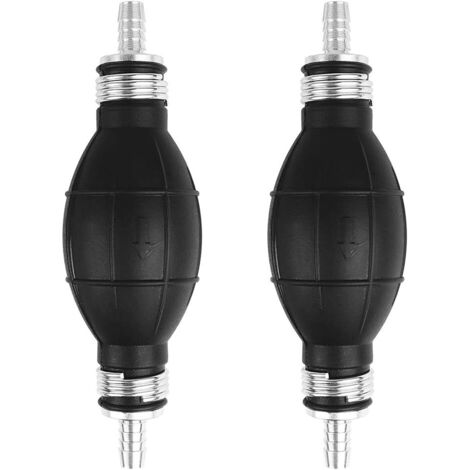 Lntyq 8mm Poire d'Amorçage Carburant Auto Bateau 2Pcs Carburant Diesel Pompe à Main pour Transférer le Gaz Carburant Diesel Eau Liquide Automobile Jardin Pompe (1/5)