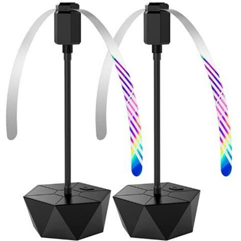Lntyq Répulsif Anti Mouches avec Chargement USB - Ventilateur Anti Moustiques sans Utiliser de Produits Chimiques Ventilateur Anti Mouches pour Voler Profitez de Vos Repas en Plein Air (2 pièce) (1/5)