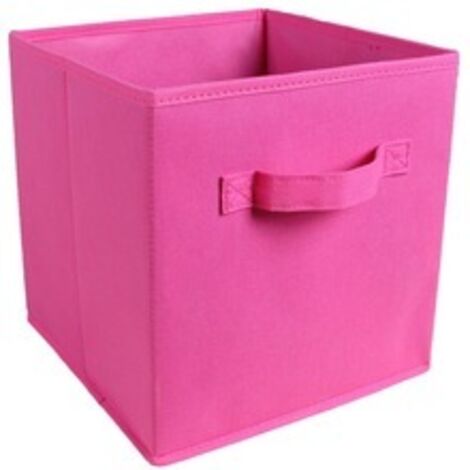 1 Packung faltbare Aufbewahrungsbox aus Stoff und Schubladen-Organizer für Schrank und Spielzeug, multifunktionale Aufbewahrungsbox im Schubladenstil, Pink (1/4)