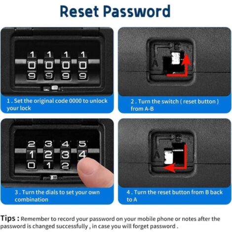 Multplx Laptop Schloss - 4-stelliges Zahlenschloss Mit 1,7m Stahlkabel