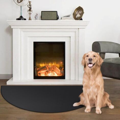 Feuerfeste Kaminmatte – 60x100 Cm, 1 Mm Dünn, Schützt Boden Vor Funken & Glut, Für Holzofen & Kamin