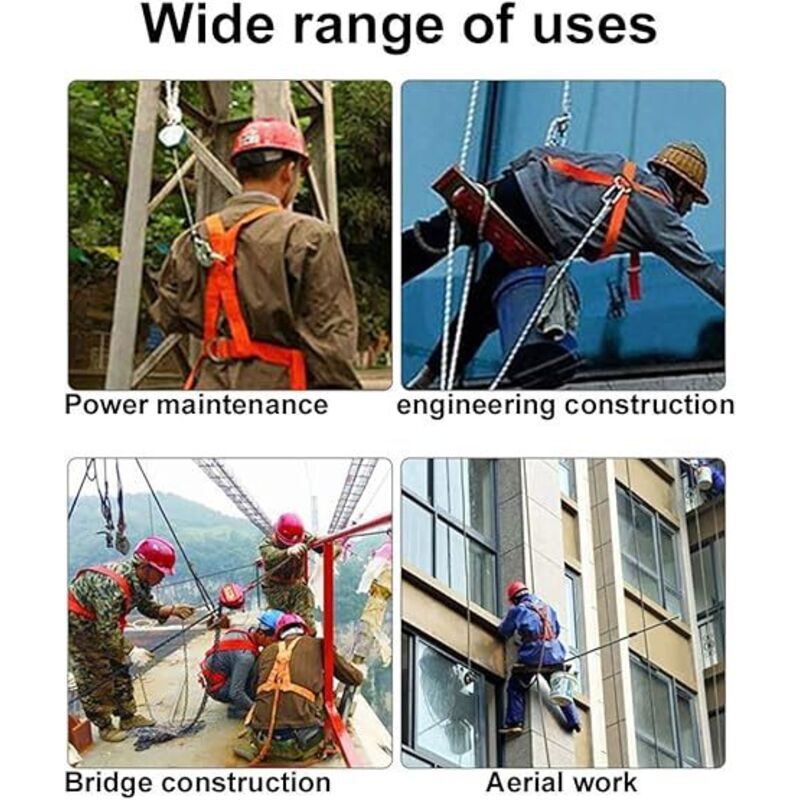VFDZ Dispositif Antichute a Rappel Automatique, 150 KG Harnais de VFDZ Dispositif Antichute a Rappel Automatique, 150 KG Harnais de