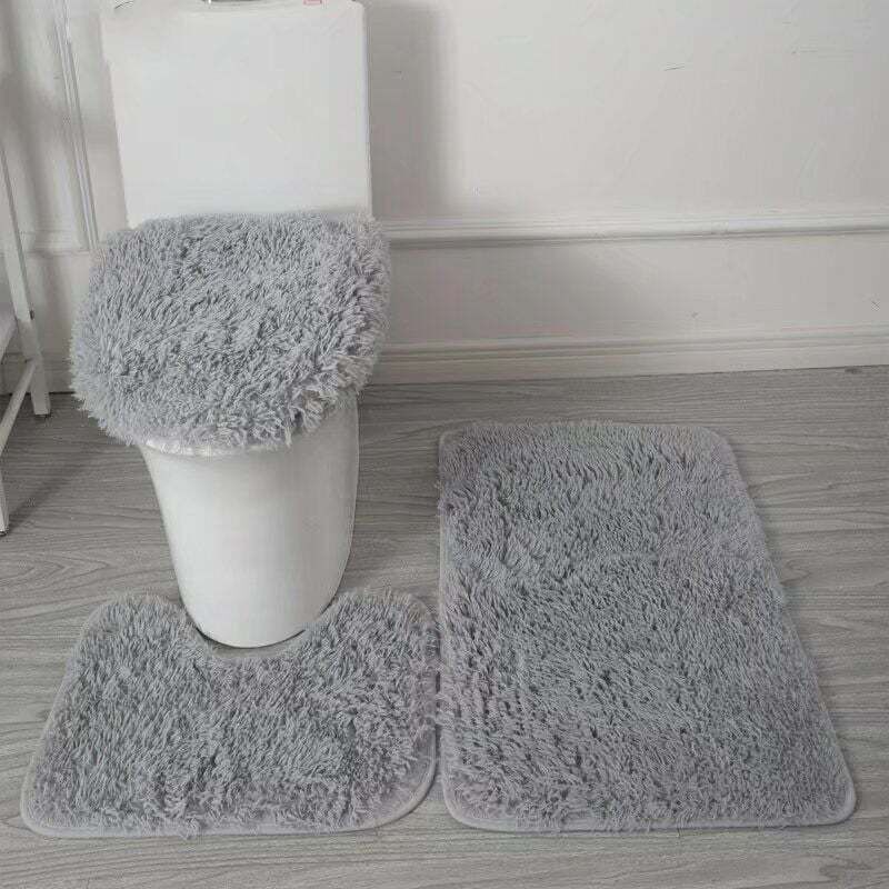 Gözze Tapis De Toilette Antidérapant En Forme De U Anthracite 50x45 Cm - 100% Polyester