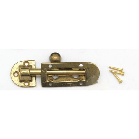 Ahlsen Loquet de porte en laiton Vintage boulons de fenêtre de porte ancienne boucle coulissante serrure de quincaillerie raccords pour porte, portes en bois (1/5)