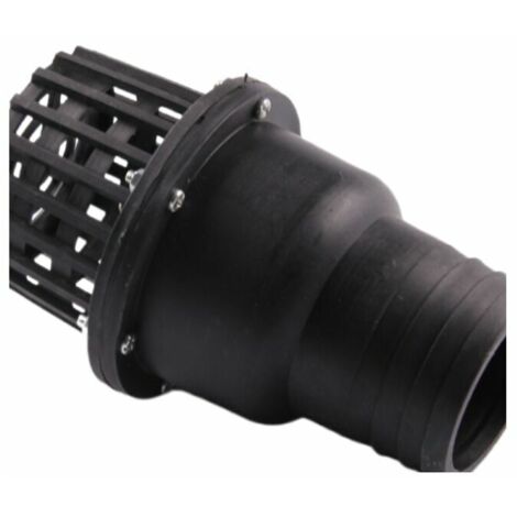 Ahlsen Clapet anti-retour Pompe à eau soupape de fond clapet anti-retour 3 pouces soupape de fond en plastique pommeau de douche diamètre extérieur 75MM 2 pièces