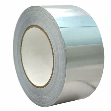 Ahlsen Ruban Adhésif Aluminium Bande d'étanchéité, 20m par 50mm, Couleur Argent,5pcs