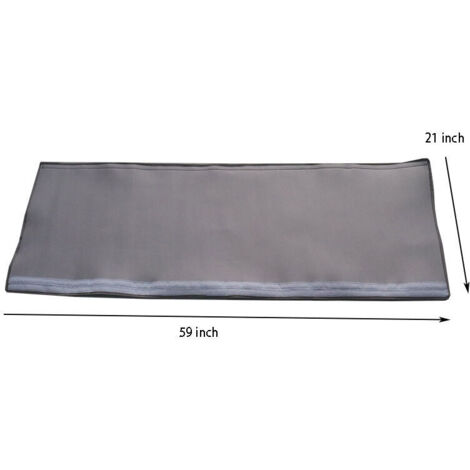 Manchon D'Isolation Portable Pour Climatiseur Mobile – Protection Tuyau 5'' Et 6'' – Isolation Thermique Triple Couche Grise