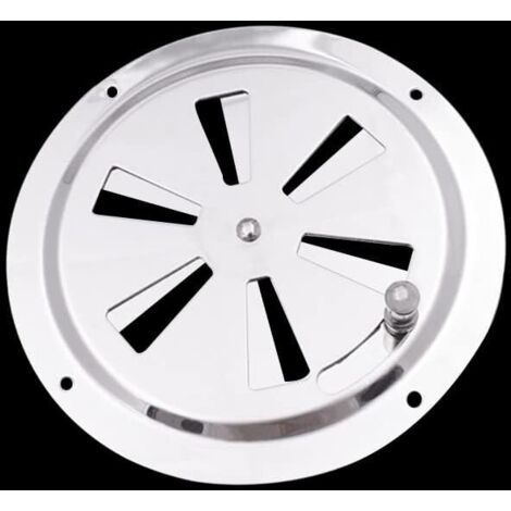 Grille D'aération Ronde Inox A2 Diamètre 125 Mm - Marque FP INOX - Neuf - Fabriqué En France