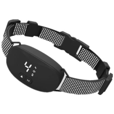 Ahlsen -Collier anti-aboiements pour chiens, collier automatique avec 7 niveaux de sensibilité, niveau de vibration 0-8, mode choc et son, IP67 étanche et rechargeable noir (1/5)