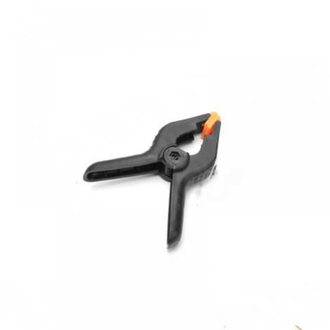 Ahlsen 4 pièces 4" 114 MM pince a ressort plastique, pince de serrage force de serrage élevée ouverture maximale 41MM, pince serre joint avec mobiles mâchoires pour bois atelier photographie, noir (1/5)