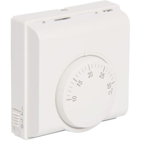 Ahlsen 220V Commutateur de Thermostat de contrôleur de température mécanique de pièce de pour la climatisation Centrale (1/5)