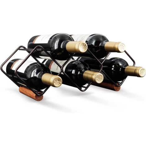 Ahlsen Range-bouteilles empilable pour table Capacité 6 bouteilles (1/5)