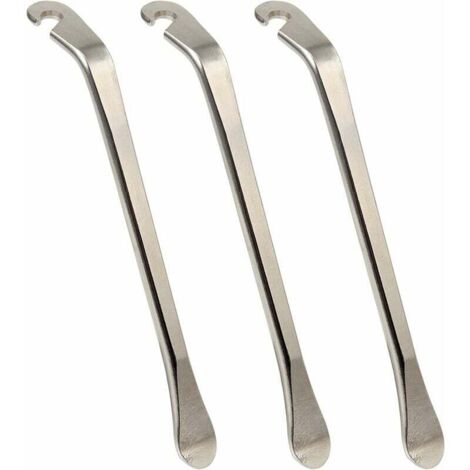 Ahlsen Lot de 3 outils de réparation de changeur de pneu de vélo en métal de haute qualité et populaires
