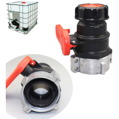 Ahlsen Adaptateur pour réservoir, valve, robinetterie, raccord de tuyau DN50 (75 mm) (1/5)