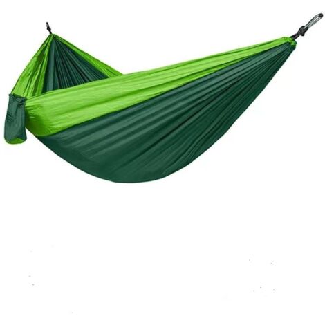 Ahlsen Hamac d'extérieur de Camping, Convient Randonnée en Plein Air, Peut Supporter 300 Kg et Un Matériau Respirant, Hamac de Camping Ultra Léger, Sûrferme et étanche, avec Sac et Mousqueton