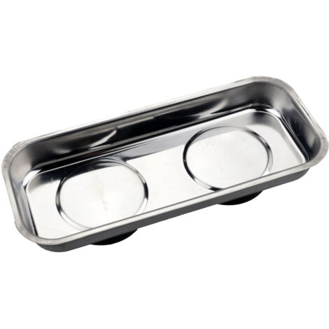 Ahlsen Plateau De Pièces Magnétiques En Acier Inoxydable Plateau Magnétique Automobile Petites Pièces De Vaisselle Bol De Rangement Porte-Outil Organisateur (1/4)