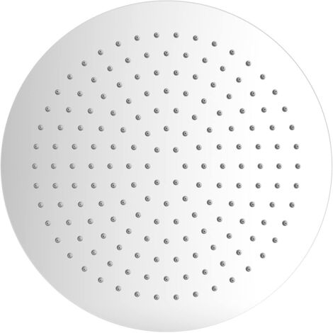 Ahlsen Douche Inox - Douche Economie d'Eau, Pommeau de Douche Ronde 30CM, Tete de Douche Pluie Universelle Filetage 1/2 Pouce (1/5)
