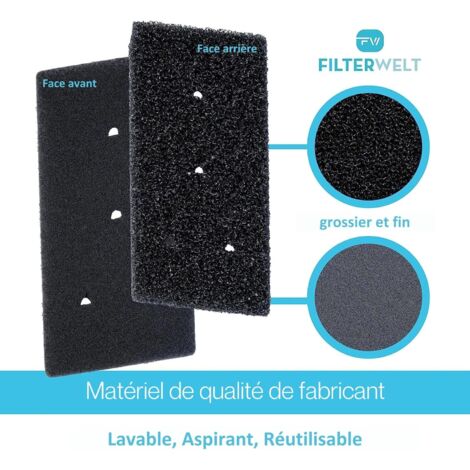 Kit 6 Filtri HX In Spugna Per Asciugatrice – Compatibili Bauknecht Whirlpool Privileg Maytag 4810716911