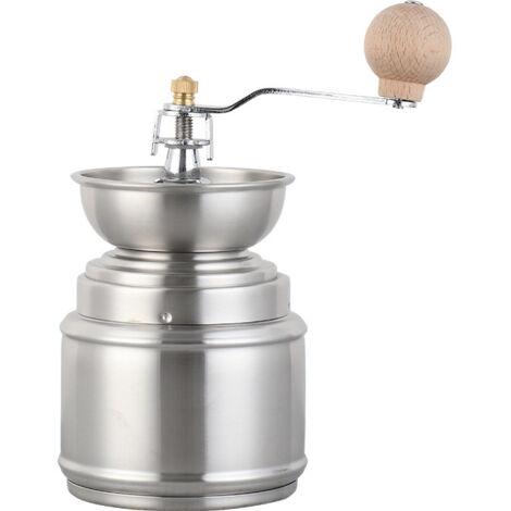 Ahlsen Moulin à café manuel café cacao poivre moulin à épices portable moulin à café grain de café moulin à noix pour la maison cuisine café outils de café outils de meulage