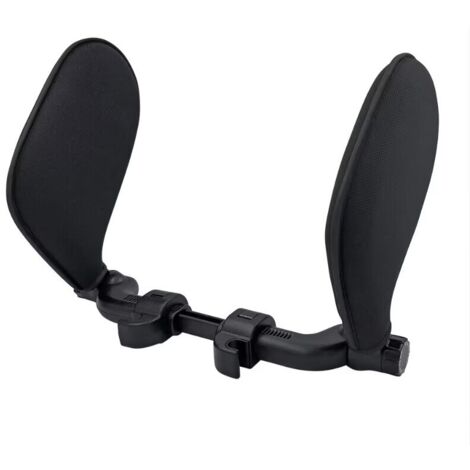 Ahlsen Oreiller d'appui-tête de voiture, conception réglable à 360 degrés, montable en forme de U sur l'oreiller de siège de voiture, soutien de la tête, du cou, appuie-tête de voyage, adapté aux enfa
