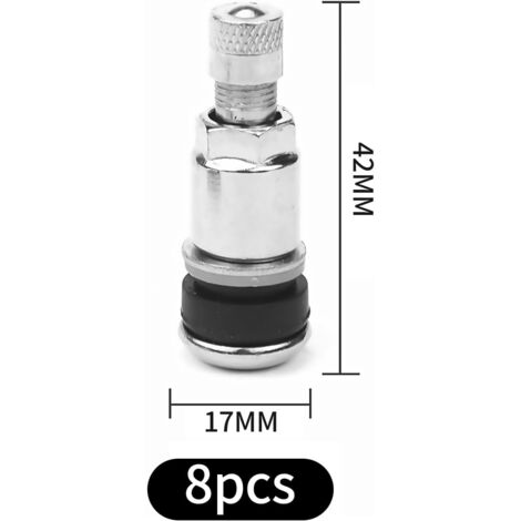 TIANLIN Valve Tubeless VTT, 6 Pièces Valves à Angle de 90 Degrés, Valve
