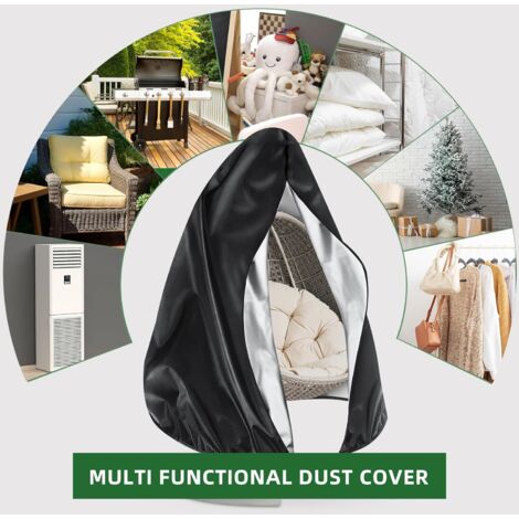 Housse Imperméable Anti Uv Housse Protection Fauteuil Suspendu Extérieur - Tissu Oxford 210D Imperméable Et Anti-UV 200x230cm Housse Balancelle Rotin Cordon Serrage Housse Imperméable Anti Uv Housse Protection Fauteuil Suspendu Extérieur - Tissu Oxford 210D Imperméable Et Anti-UV 200x230cm Housse Balancelle Rotin Cordon Serrage