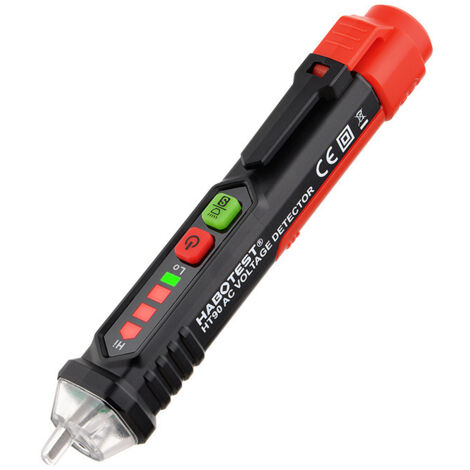 Ahlsen Détecteur de tension sans contact, testeur de tension à sensibilité réglable, testeur électrique, testeur de ligne de phase sans contact 12 V 1000 V (1/5)