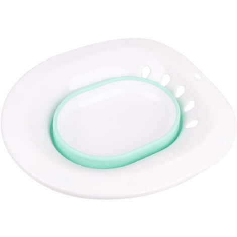 Ahlsen Bath Lavage Hanche Bassin Pliant Bidet Portable s'adapte sur la Toilette Trempage périnéal pour Femmes Enceintes de maternité hémorroïdaires(Vert) (1/5)