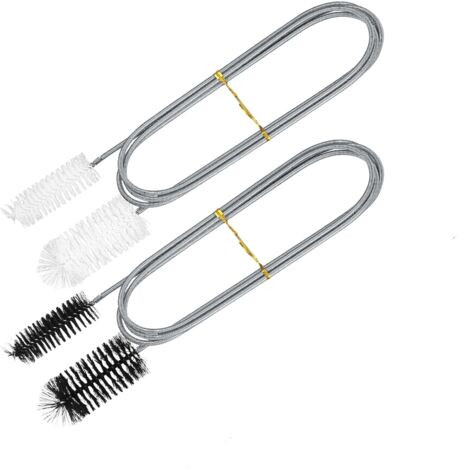 Ahlsen 2 Pièces Brosse de Nettoyage pour Aquarium (2 x Brosse à Tuyau à Double Extrémité), Brosse pour Tuyau d'eau filtrante Aquarium Aquarium pour Aquarium Cuisine Maison (1/5)
