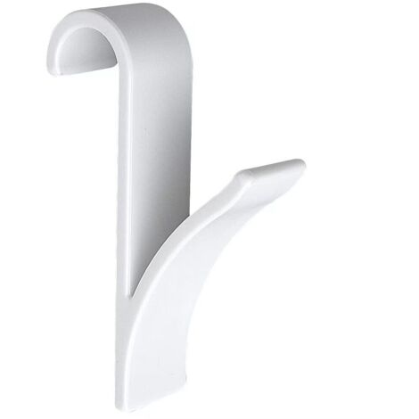 Ahlsen 2 pièces crochet de radiateur crochet de radiateur sèche-serviettes plastique blanc crochet en plastique blanc