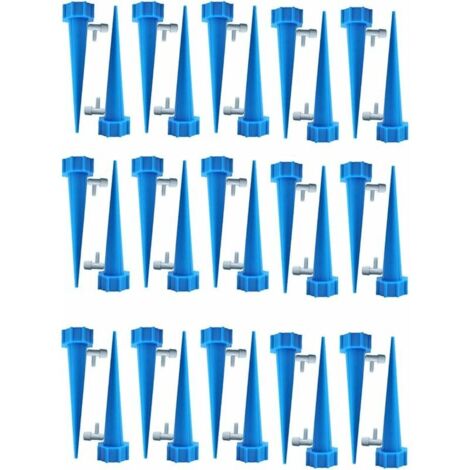 Ahlsen Goutte à Goutte Bouteille, Irrigation Goutte à Goutte Bouteille, Arroseur Automatique Plantes, Arrosage Goutte a Goutte, avec Vannes de Régulation, pour Jardin Maison Intérieur Extérieur,75g (1/5)