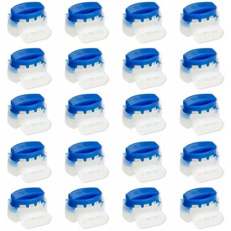 Ahlsen connecteur de câbles, Connecteurs de câble remplis de gel ou graisse, résiste à l’eau et aux intempéries, Parfait pour jardin & extérieur et tondeuse robot et Voiture Mower (20 pcs) (1/6)
