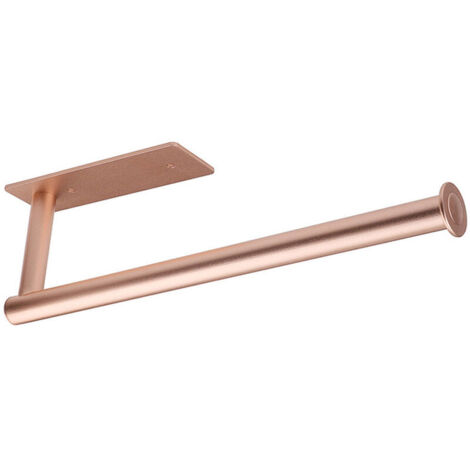 Ahlsen Porte-papier, porte-rouleau de papier toilette, distributeur et cintres muraux pour salle de bains et cuisine, or rose (1/5)