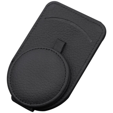Ahlsen Porte-Lunettes de Voiture en Cuir, Universel Support de Lunettes de Soleil, Porte-Lunettes de Soleil pour Voiture Porte-Lunettes pour Pare-Soleil de Voiture Clip Lunettes de Soleil pour Pare-So